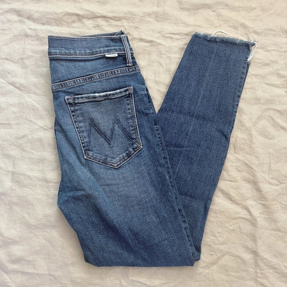 Mother Stunner Ankle Step Fray Jeans